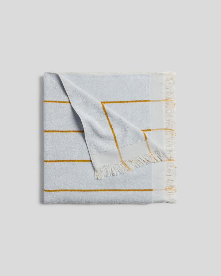 Bayside Beach Towel - FINAL SALE (Lagoon with Marigold)