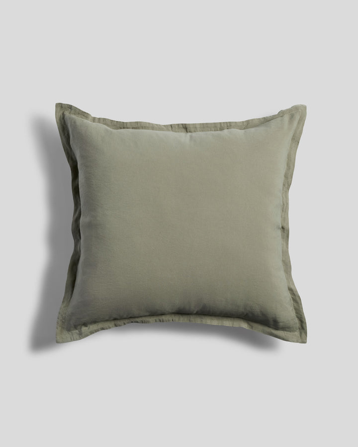 Linen Tencel Euro Sham - FINAL SALE (Moss)