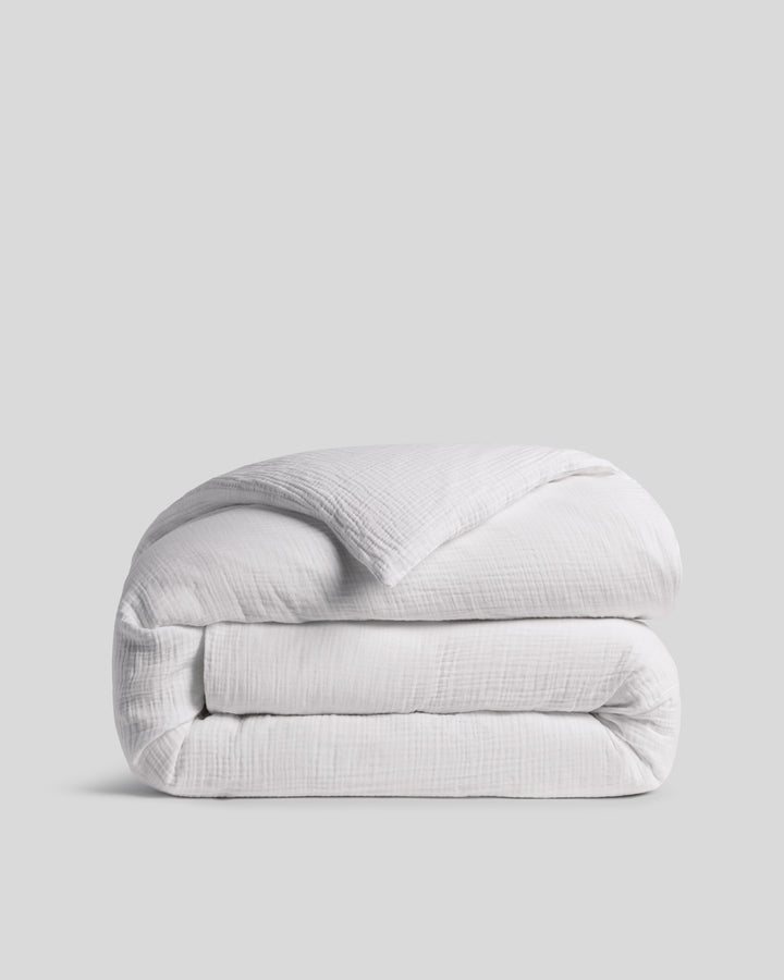 Organic Cloud Cotton Duvet Cover - FINAL SALE (White)